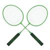 Badminton Racket Set Split Type Soft Nylon Handle Shock Proof Iron Alloy Double Badminton Racket for Boys Girls