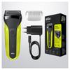 Braun Shaver 300s Runtime (max) 30 Min Black/Green