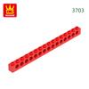 Non-Toxic 18Pcs/Lot 3703 1X16 Holes Thick Bulk Building Blocks Moc Accessories Compatible With Brick Toys Children Gift Box