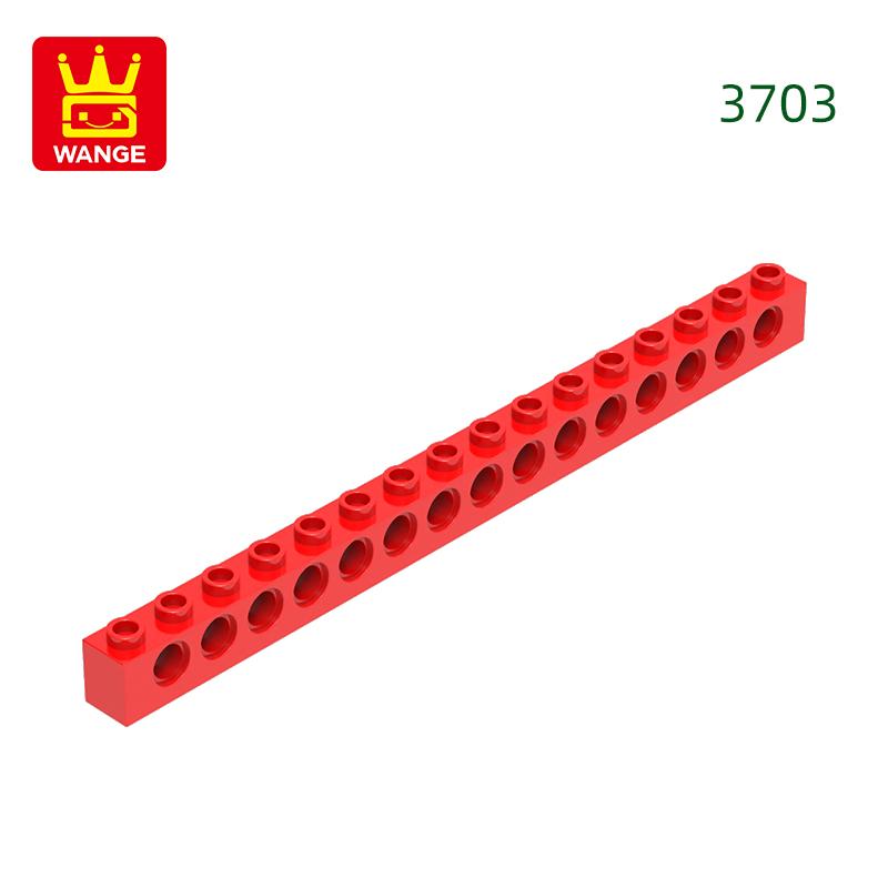 Non-Toxic 18Pcs/Lot 3703 1X16 Holes Thick Bulk Building Blocks Moc Accessories Compatible With Brick Toys Children Gift Box