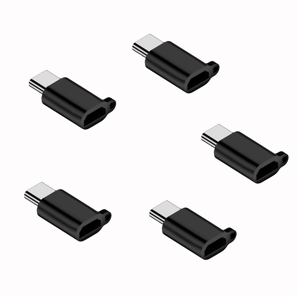 Kompakter Mini USB Typ C Buchse auf Micro USB Stecker Adapter für Xiaomi Redmi Huawei Handy Konverter