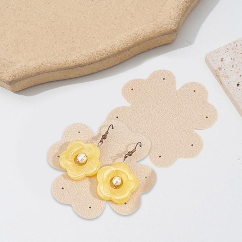 Pack of 10 Jewelry Display Organizers Felt Pads Travel Storage Pads Felt Texture for Earrings Necklaces and Bracelets