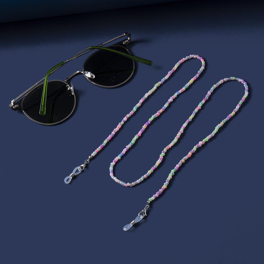 Fashion Reading Glasses Chain Retro Beads Eyeglass Sunglasses Spectacle Cord Neck Strap String Mask Chain Eye wear