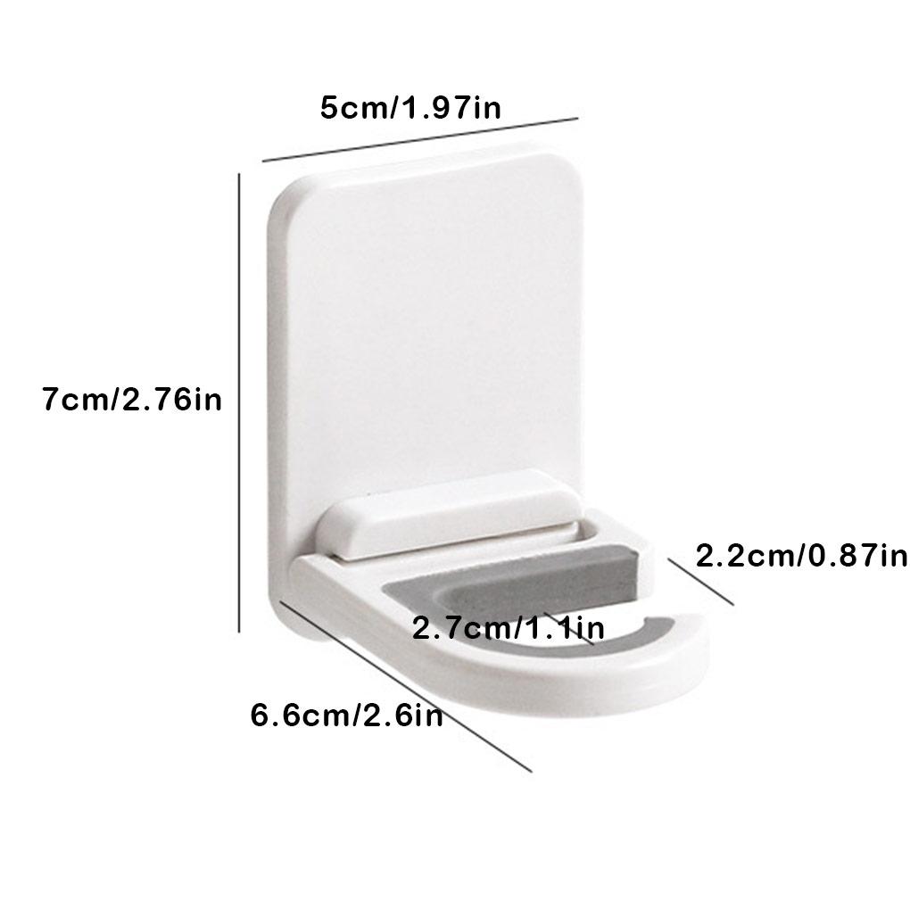 Mops Holder Wall Self Adhesive Cleaning Broom Organizer Removable Rake Hanger Rack Washroom Hanging Brush Pipe Hook Shelf