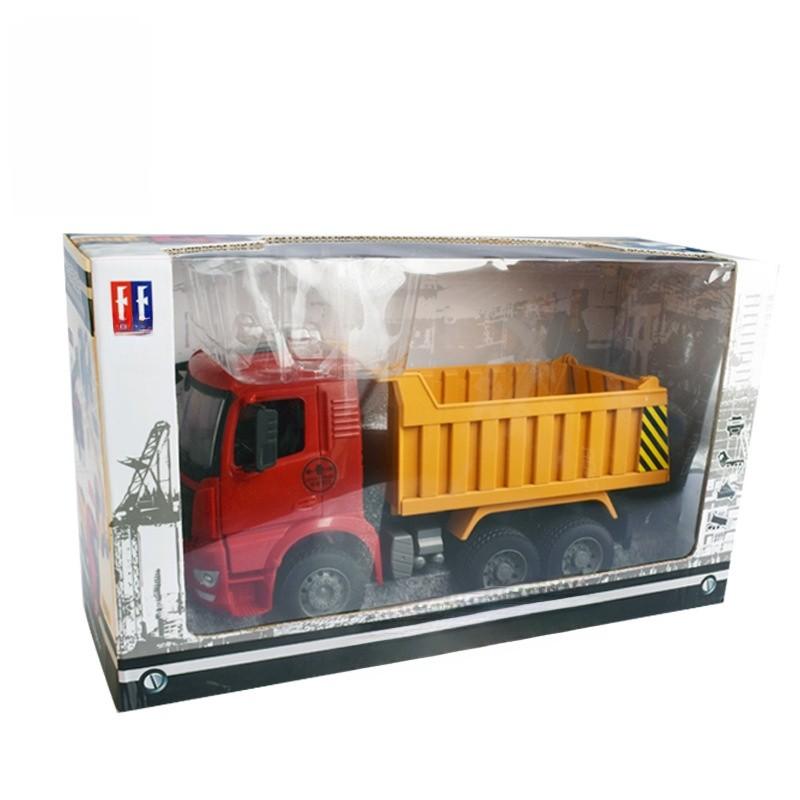 Crane Inertia Excavator Engineering Truck Toys With Plastic Material For Kids