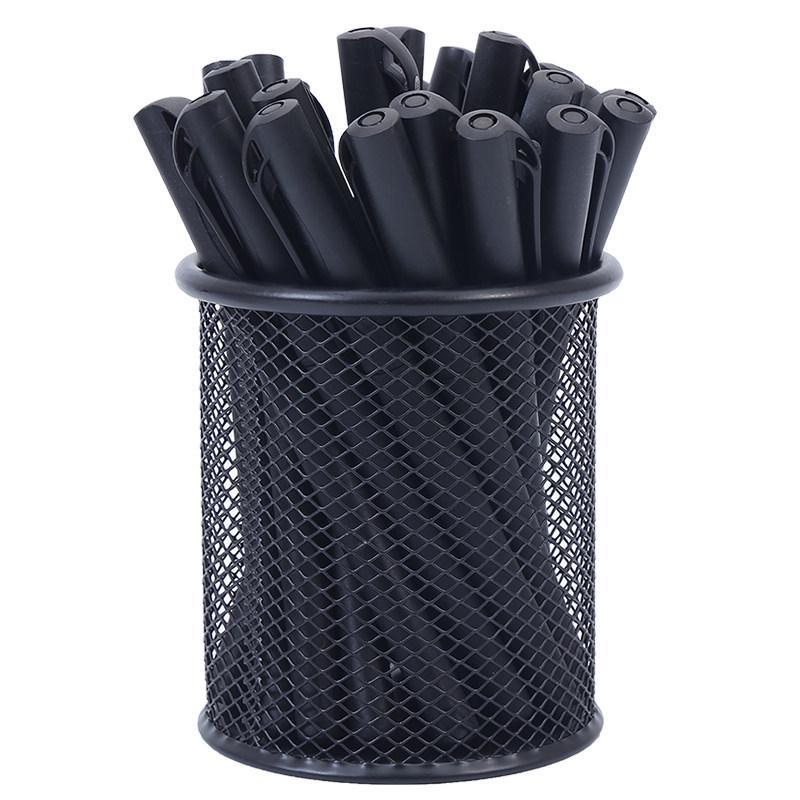 Schwarzer 0,5mm Kugelschreiber aus Carbon für Schülerprüfungen