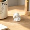Space-saving Desk Decor Cat Ornament, 3D Printed Decompression Decoration, Matte Texture Mood-lifting Figure Face Covering for Desktop Ornament