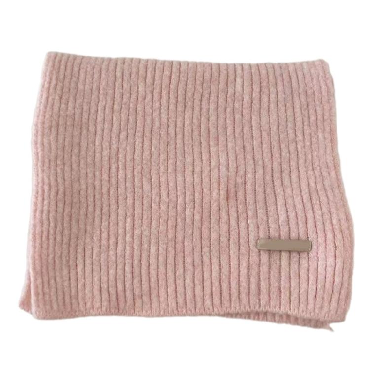 Versatiles Ladies' Knitted Scarf Lightweight Cold Weather Neckerchief Daily Wear for Men Women and Kids