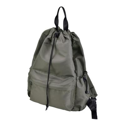 Water-repellent, Lightweight Drawstring Backpack RHD-30719, Charcoal Gray