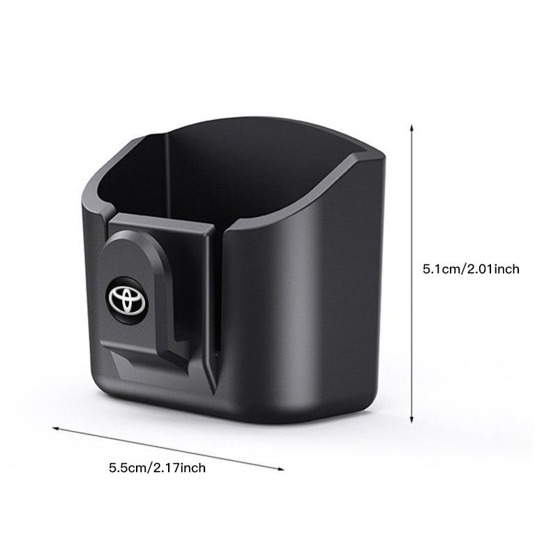 Auto Schlüssel Aufbewahrungsbox Organizer Sonnenbrille Karten Schlüsselanhänger Halter Clip Für Toyota Corolla Yaris CHR Aygo RAV4 Camry Prado Hilux Prius