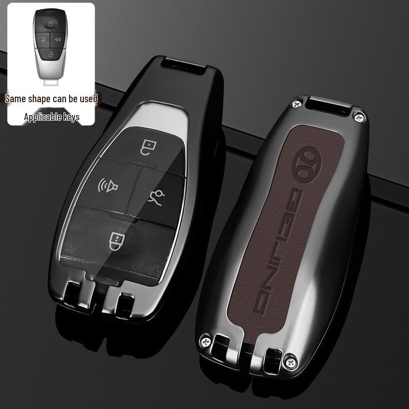 Custodia per Chiave Auto Beijing BJ40 Plus/BJ80/BJ60/EU5/EU7/BAIC Shenbao Zhida X3