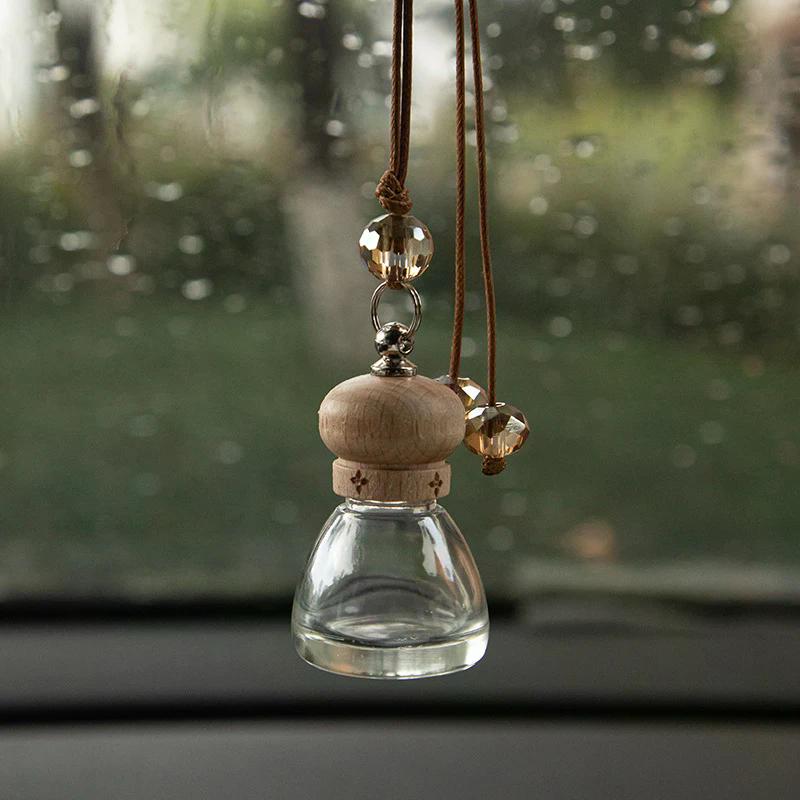 1 Stück 8 ml Erlenmeyerkolben Leere Flasche Autoanhänger Auto ätherisches Öl Diffusor Duft Lufterfrischer Duft Parfümflasche Ornament