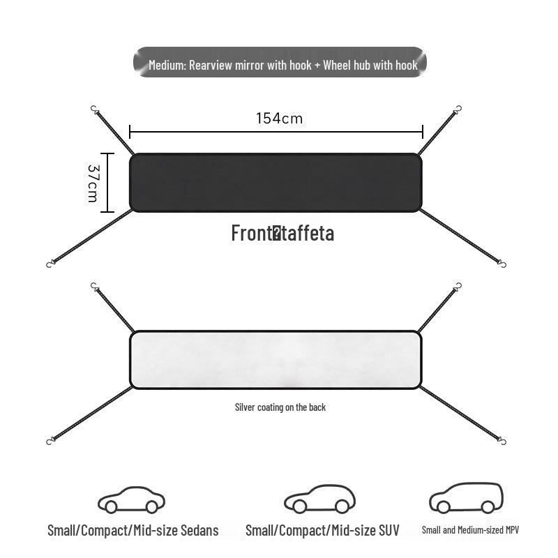 

Universal Windshield Protector: Leaf Guard, Bird Dropping Shield, Tree Sap Barrier, and Sunshade