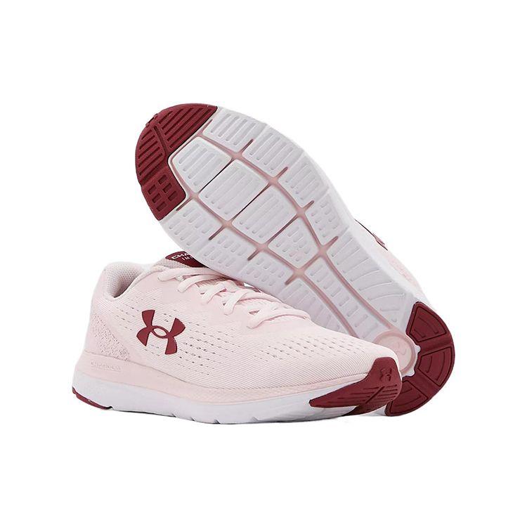 Under Armour Charged Impulse 2 Athletic Fashion Fabric Low-Top Casual Running Shoes Women sneaker Pink 3024141-601