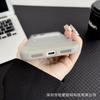 Applicable To iPhone17promax Skin Matte Magnetic Mobile Phone Case Apple 16 Creative Up and Down Splicing PC Cover