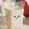 Wastebasket For Bathroom Pressure Ring For Secure Garbage Bag Placement Garbage Bin For Kitchen