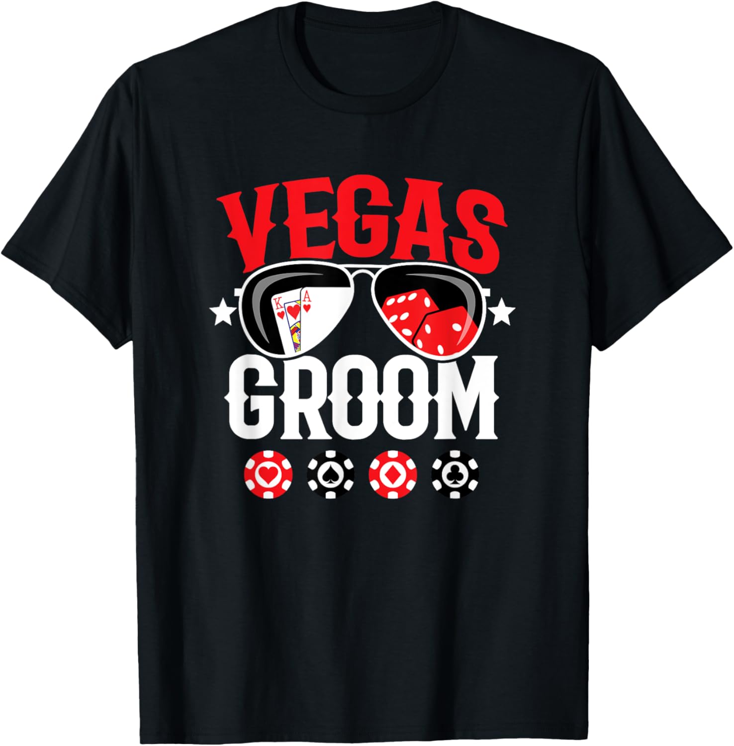 Vegas Bachelor Party Married in Vegas Groom Squad T-Shirt New Fashion Hot Sale Short Sleeve Casual Funny Men T-shirt S разноцветный