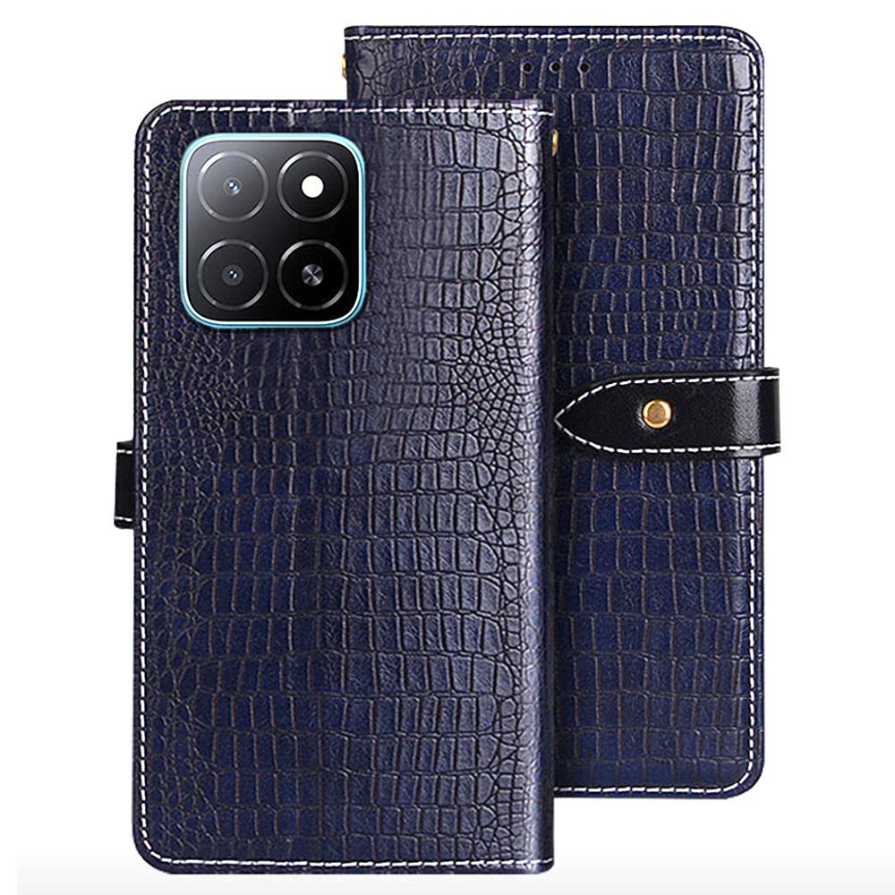 IDEWEI For Honor X5b Case Crocodile Texture PU Leather Flip Phone Cover A
