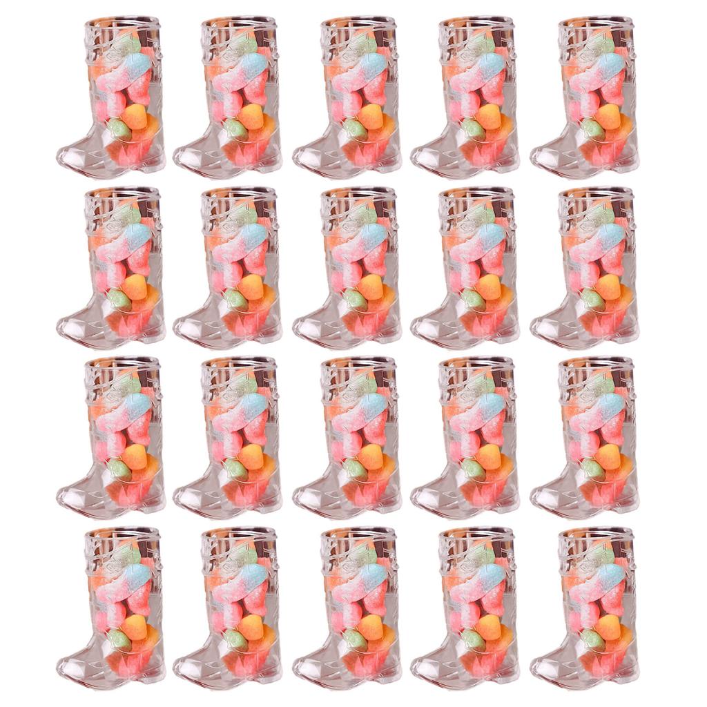 20 Count Cowboy Boot Shot Cup for Bachelorette Party Themed Gatherings Bulk Pack of 20 Mini Reusable Cups