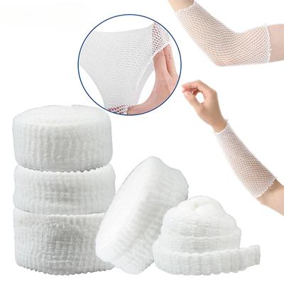 1 Roll Elastic Net Wound Dressing Net Tubular Bandage Mesh Tubing Tubular Gauze Fix Breathable Bandage Retainer  for Wrist Elbow