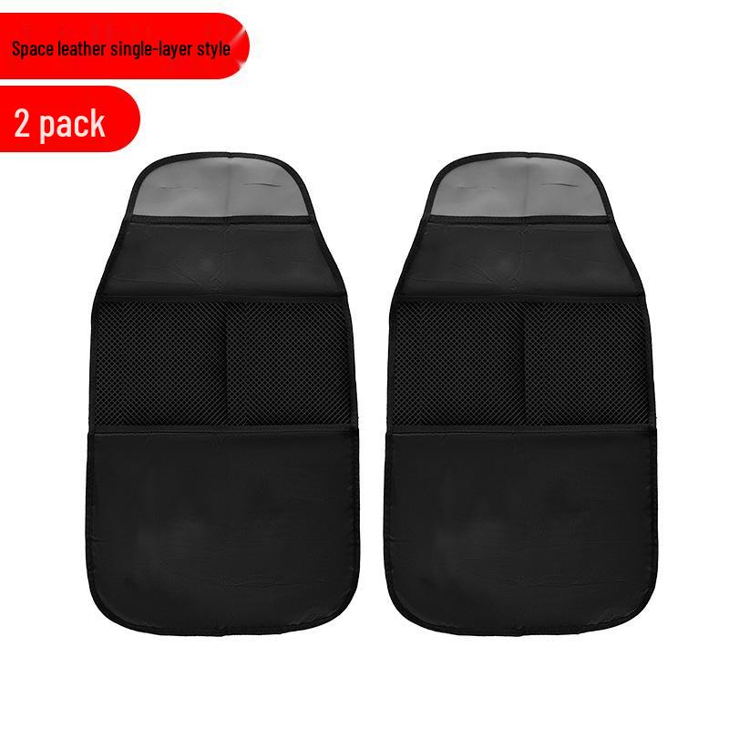 Universal Car Kick Mat with Storage - Rear Seat Protector for Children