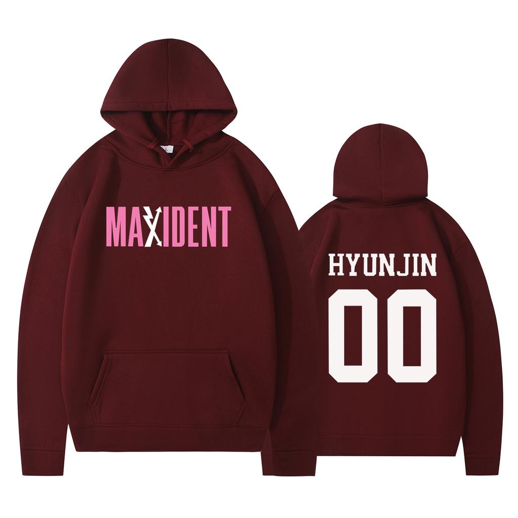 Vintage Grafický Potisk Stray Kids Mikina Dámská Pánská Ležérní Hip Hop Streetwear Dlouhý Rukáv Fleecová Mikina Unisex