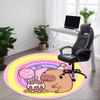 1pc Capybara Party Chair Carpet for Office Non-Slip Mat for Office - Decorative Floor Mat  Yy251030243
