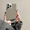 Luxury Mirror Anti Drop Little Hearts Pattern Phone Case For iPhone 16 15 14 13 12 11 Pro Max XS X XR 7 8 Plus SE Soft Cover