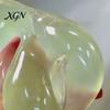 Office Stress Reliever Green Grape Squeeze Toy Anxiety Relief DIY Shapeable Coconut Oil Ball Portable Soft Stretchy Moldable Transparent