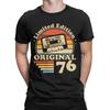 Vintage 1976 Limited Edition TShirt Summer  Cotton T Shirts For Couple Fashion Casual Tshirt ShortSleeved Streetwear Tops