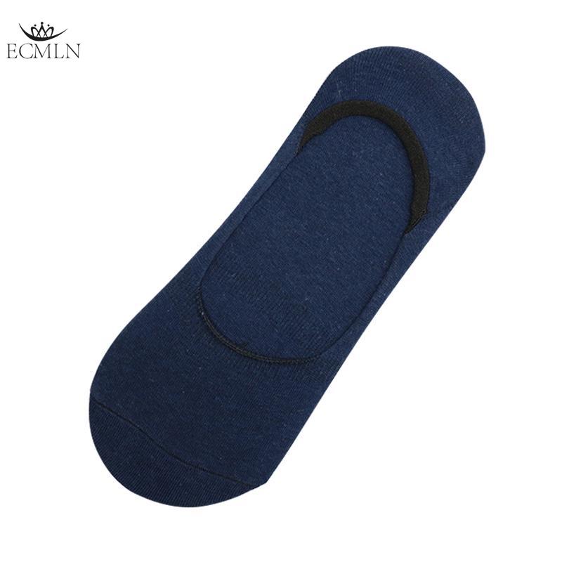 

Мужские носки Loafer No Show Invisible Low Cut Boats Cotton Man Socks 1 pair тёмно-синий