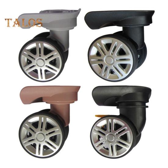 1 Paar Universal-Ersatzräder, geräuscharm, zweireihig, groß, Trolley-Gepäckrad, Reparatur, Reisekoffer, Teile, Zubehör, Rad
