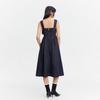 ONLY Women's Ruched Sleeveless Mid-length Denim Dress