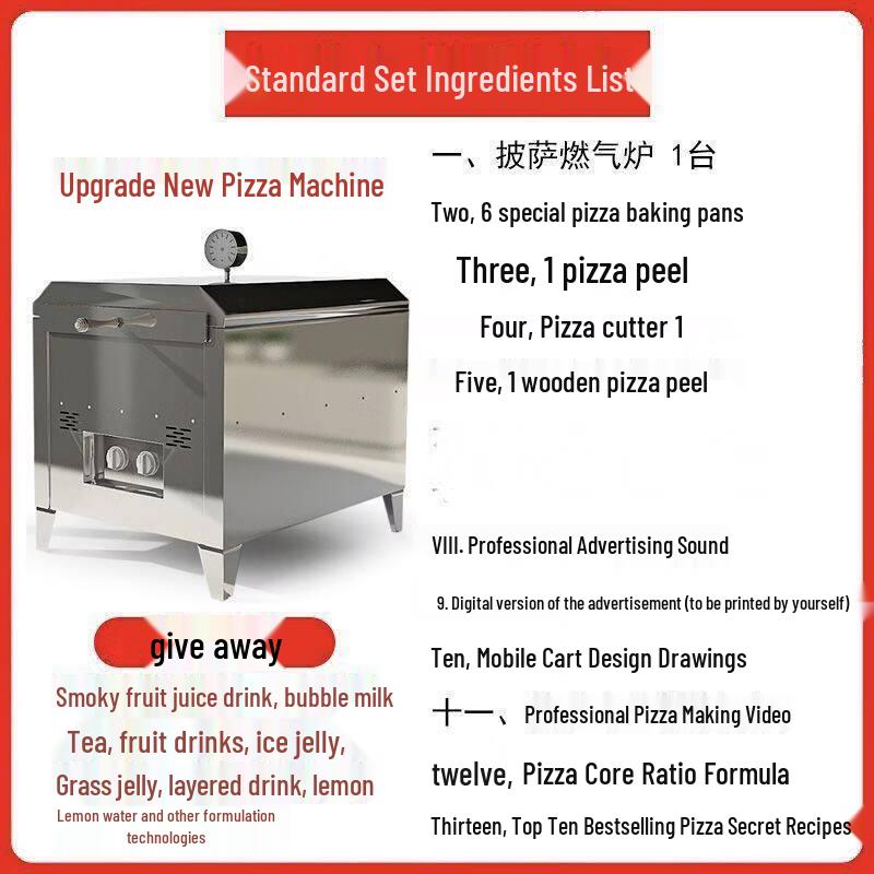 

JPHZNB Commercial Mobile Pizza Oven Kit