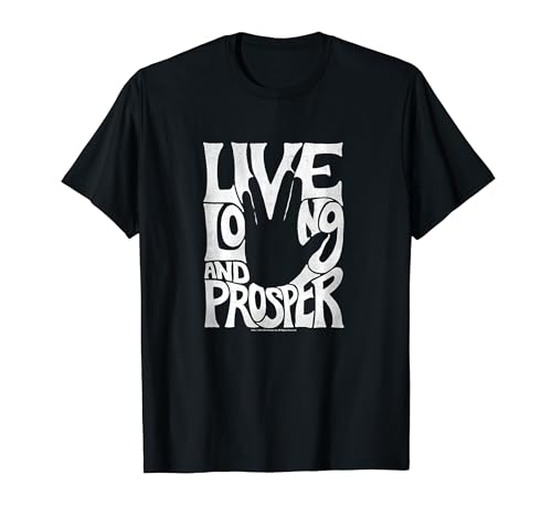 Star Trek: The Original Series Live Long & Prosper Groovy T-Shirt