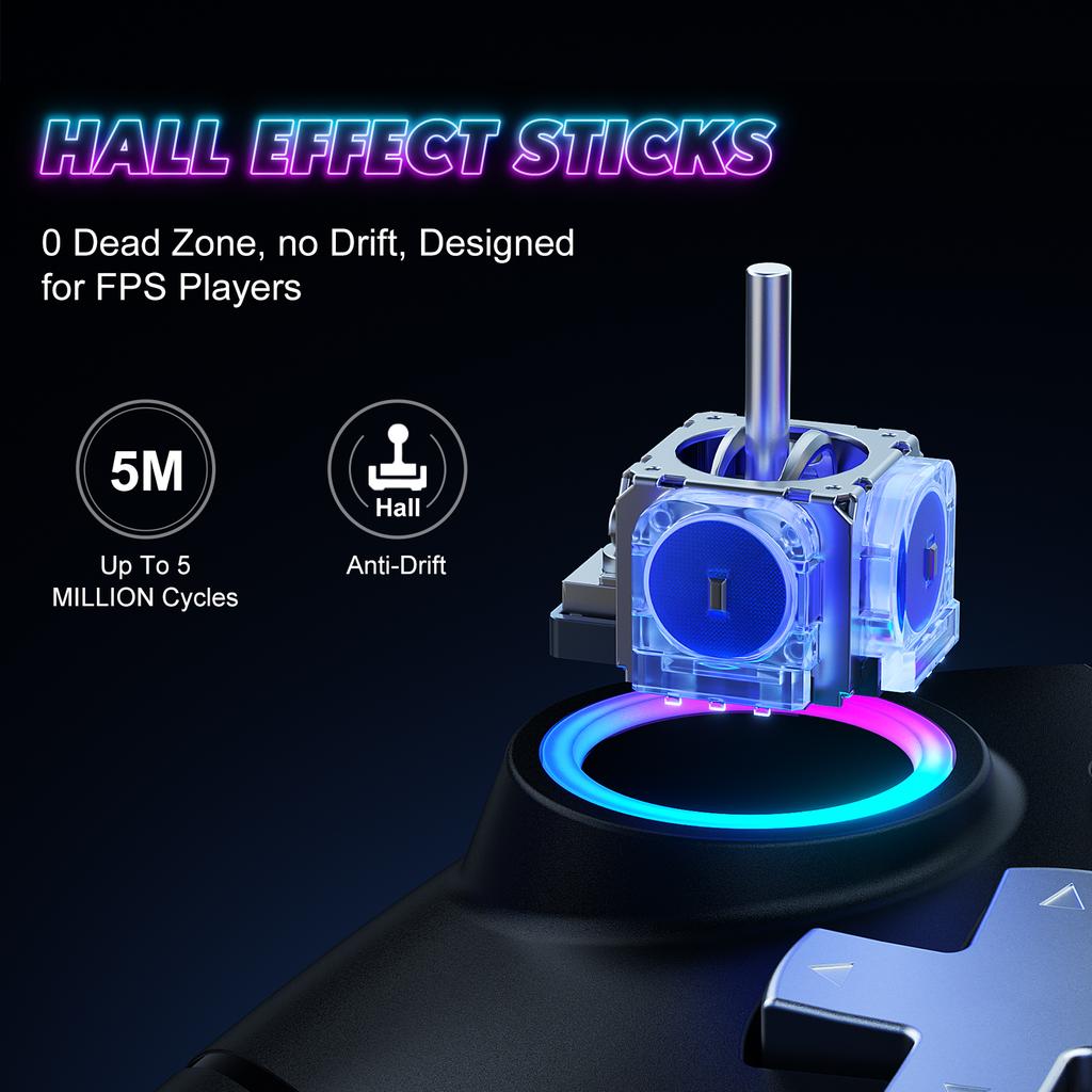 PC Wireless Controller for Nintendo Switch Oled/Switch Lite/Pc/Mobile/Ps3/Android IOS Gamepad Multi-Function Blue-tooth Joystick