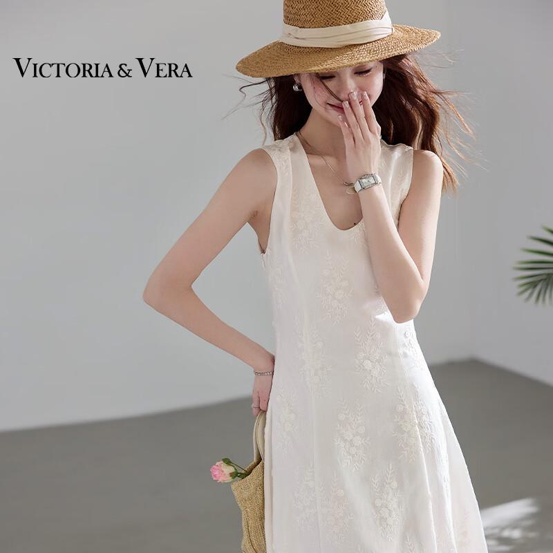 

VICTORIA&VERA 3D Jacquard V-Neck Sleeveless Dress XL