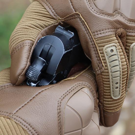 1 Paar Herren Taktische Handschuhe Atmungsaktiv Rutschfest Touchscreen Motorradhandschuhe mit Hartschalen-Handflächenpolsterung Jagd Wandern Camping Klettern Radfahren