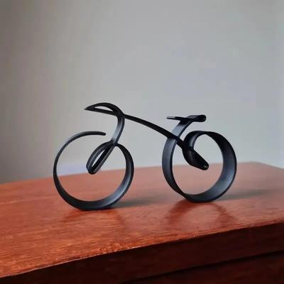 Akrylowa Minimalistyczna Rzeźba Roweru Ozdoba Rowerowa Osobiste Dekoracje Stołowe Przedmioty Dekoracja Biura PrezentAkrylowy Minimal