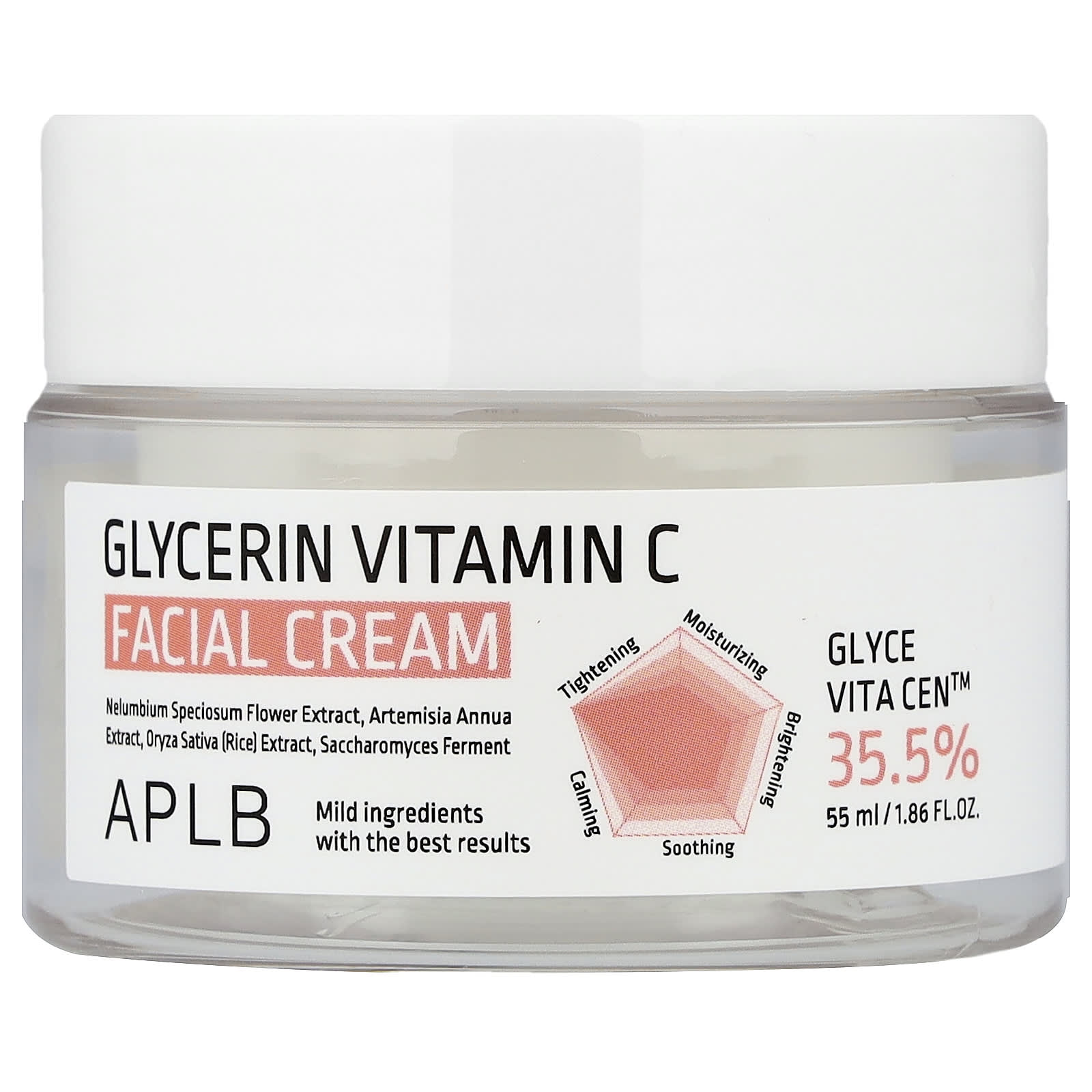 

APLB, Glycerin Vitamin C Facial Cream, 55ml (1.86 fl oz)