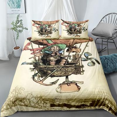 Uncle Lubin's Balloon Duvet Cover Set Without Sheet King Queen Double Full Twin Single Size Bed Linen Set