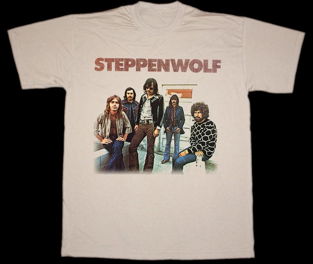 STEPPENWOLF BAND ROCK BORN TO BE WILD Cotton All Size Unisex T-Shirt LI1343 Unisex T-Shirt XXXXL