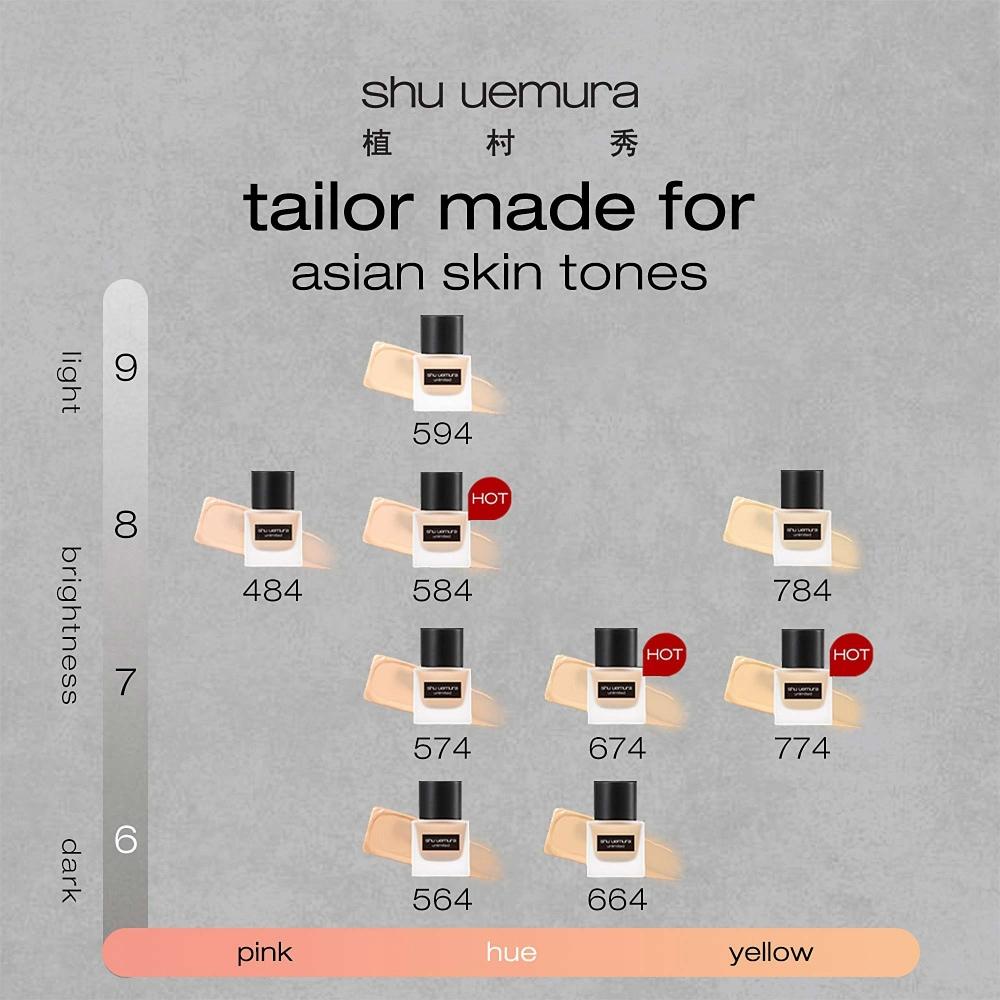 Shu Uemura Unlimited Breadable Lasting Foundation 574