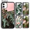 Monstera Flower Tropical Green Leaves Phone Case Cover For iPhone 17 Air 16 15 14 Plus 12 13 Pro Max Fundas