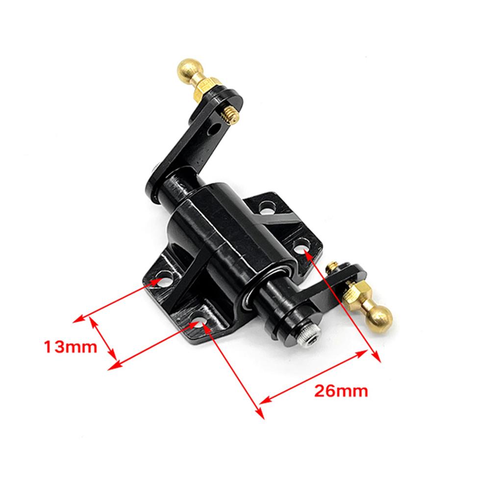 Metal Steering Gear Bearing Assembly Steering Mount Replacement for Tamiya 1 14 Remote Control Truck Tractor Car