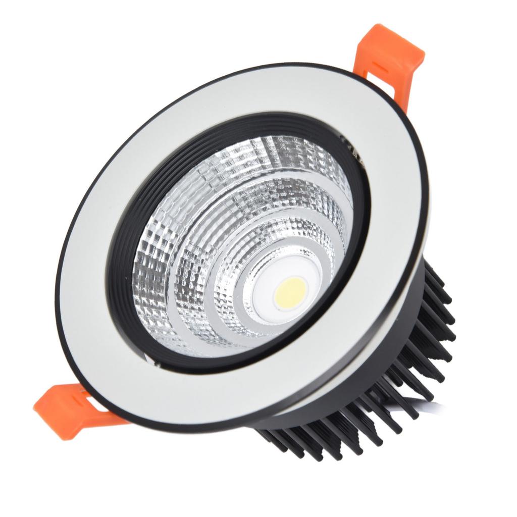 Recessed Lighting 7W White Light 6000K Good Heat Dissipation LED Ceiling Light for Hallway Living