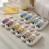 Winter Unisex Heart-Eye Fur Slippers 5 Colors CH1923193