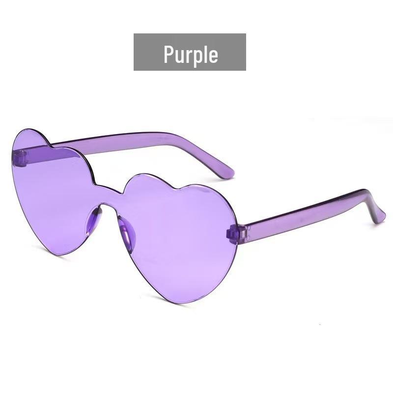 Unisex Peach Heart Sunglasses & Women's Heart Jumpsuit