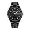 Men's watch waterproof double calendar luminous business watch quartz watch