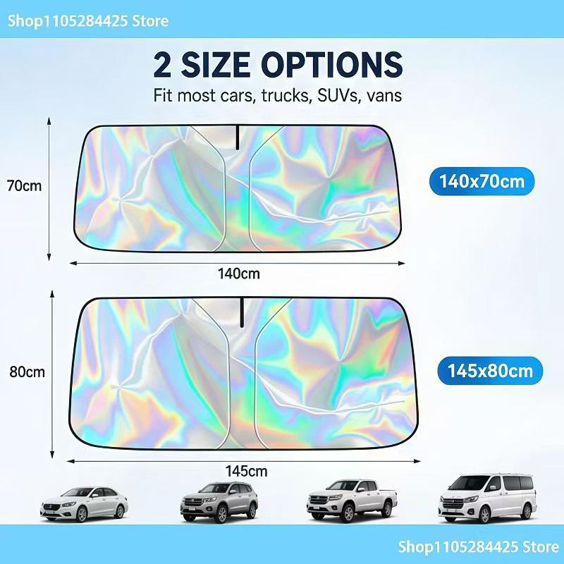For Honda Odyssey Foldable Front Windshield Sun Shade UV Reflective Sun Protection Cover Car Interior Accessories